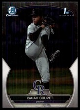 Isaiah Coupet 2023 Bowman Draft #BDC-37 Rockies MLB READ FREE SHIP AutographDen