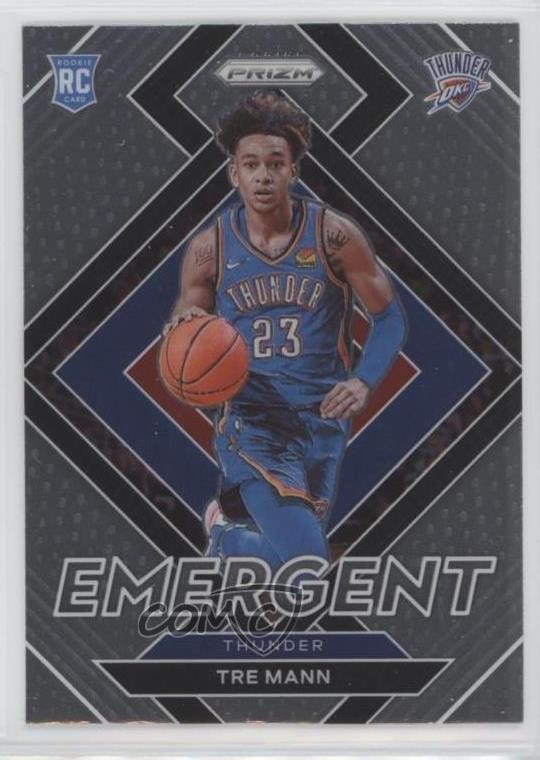 2021-22 Panini Prizm Emergent Tre Mann #21 10ba
