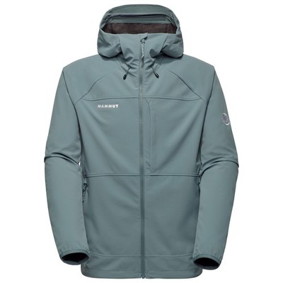 Mammut - Ultimate Comfort SO Hooded Jacket Men strata XL Softshell Bergsport