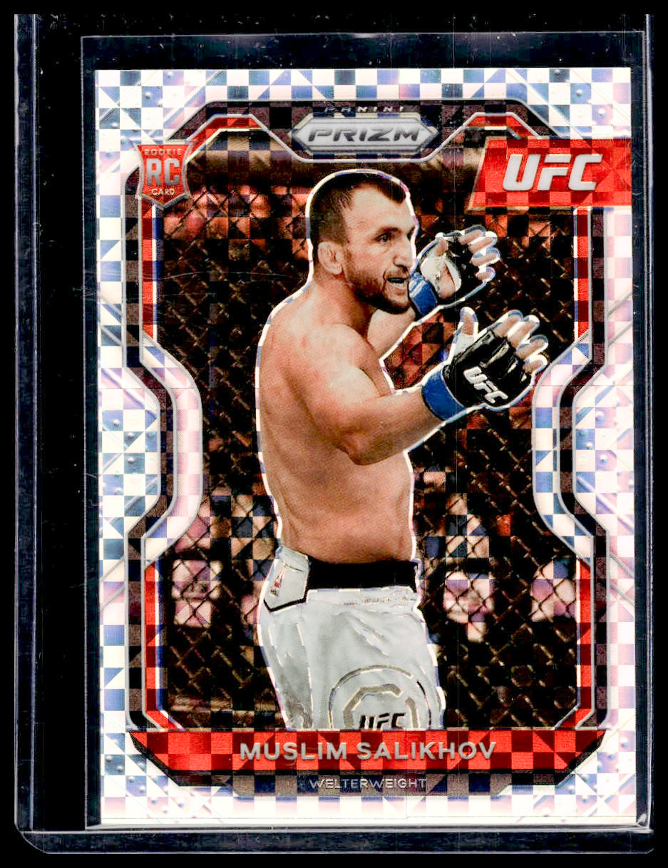 2021 Panini Prizm UFC Muslim Salikhov Purple Prizm 29 #/149