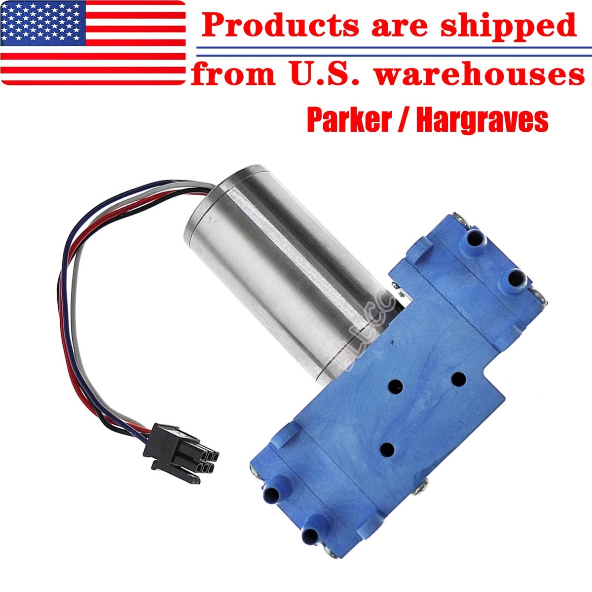 Parker / Hargraves Vacuum Pump Dual Head Air Pump DC12V Brushless Diaphragm Pump