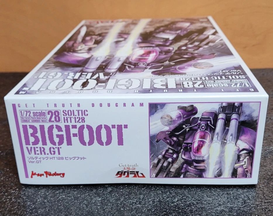 Max Factory  Soltic HT128 Bigfoot Ver.GT Get Truth Dougram model kit - Image 4 of 4