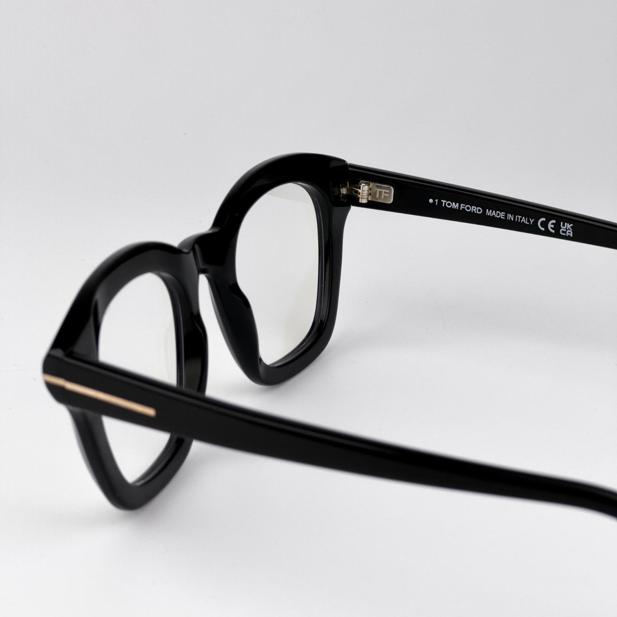 Tom Ford Women Eyeglasses Black Blue Light Block Square FT5961-B 001 BRAND NEW Tom Ford FT5961-B Eyeglasses | Select Eyewear main image 4