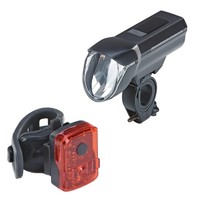 Prophete LED Akkuleuchten Set 100 Lux USB-C Fahrradlampe Stvzo IPX4 Aufladbar