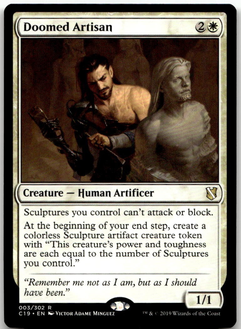 Doomed Artisan 3 Rare Commander 2019 Magic: The Gathering Lightly Played