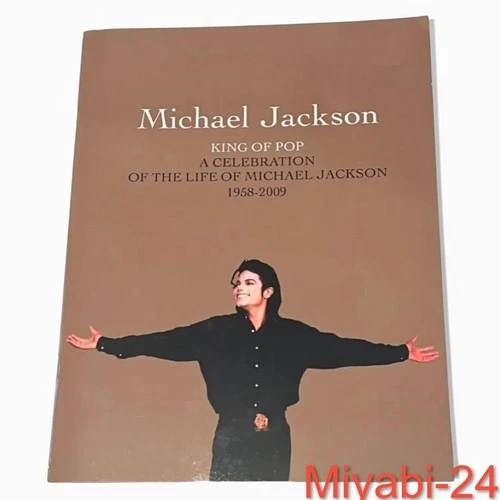 Rare Michael Jackson Funeral Pamphlet Gold 2009 Used