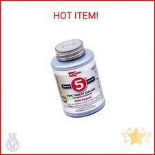 RectorSeal No. 5 25631 Pipe Thread Sealant, Lubricates  Protects Threads, Soft