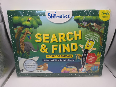 Skillmatics Preschool Learning Activity Search and Find World of Animals Sealed
