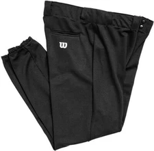 WILSON Youth Poly Warp Knit Baseball Pant WTA4228, Black, L
