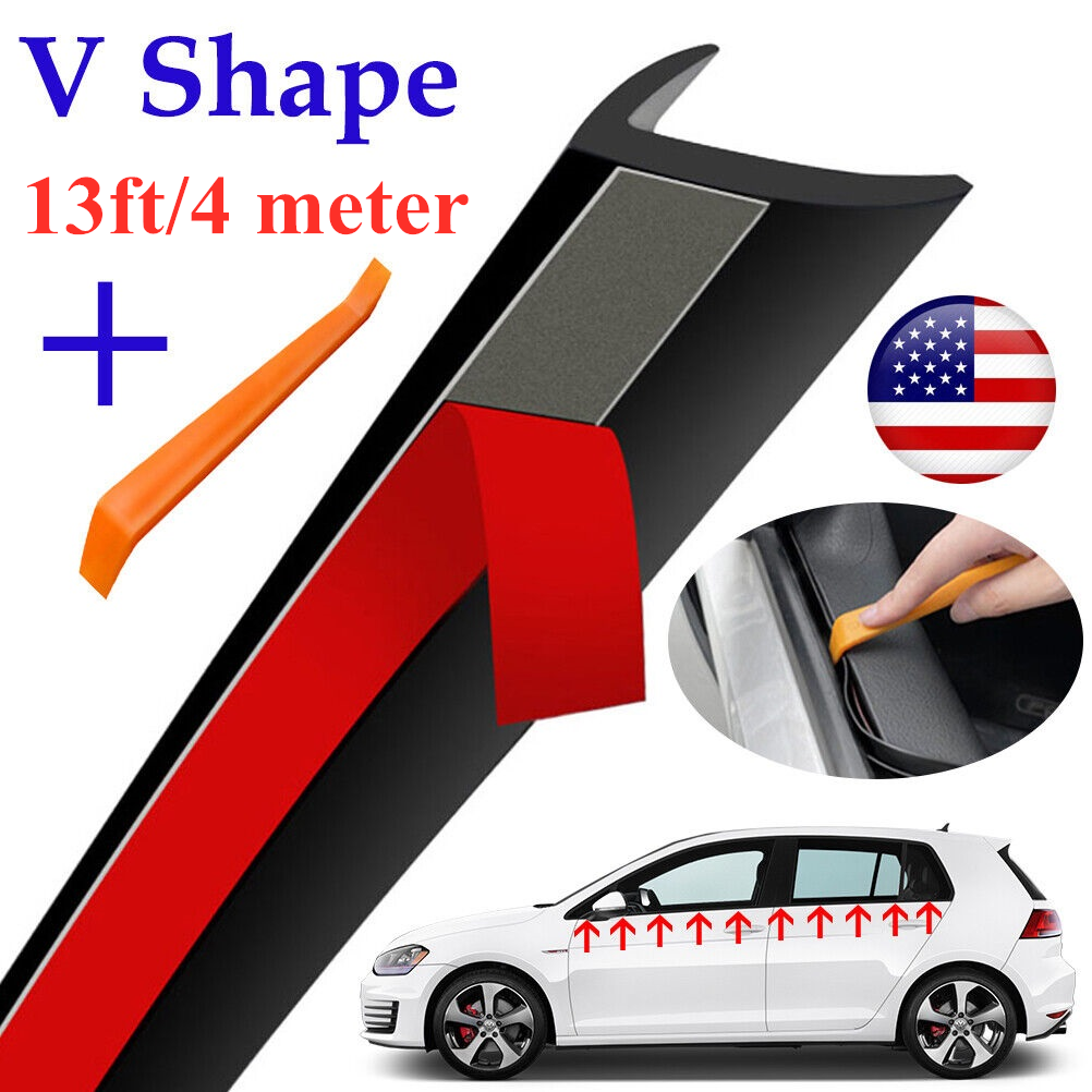 13ft V-Shape Car Side Window Door Trim Edge Moulding Sealing Strips for Mazda