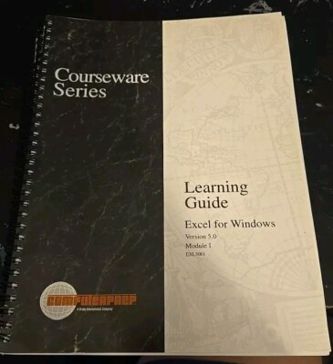 Learning Guide Excel For Windows Version 5.0