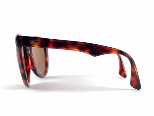 NEW VINTAGE GIANFRANCO FERRÉ GFF 80/S OVERSIZED TORTOISE 1990'S ITALY SUNGLASSES - Picture 5 of 14