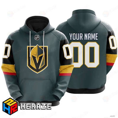 UNBRAND Custom Vegas Golden Knights Hoodie - Personalized Name & Number Design