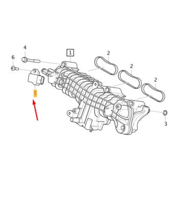 VOLVO XC40 Inlet Manifold Pressure Sensor 32208396 NEW GENUINE | eBay