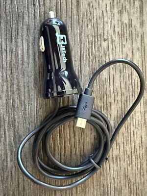 JETech Micro USB Car Charger With Extra USB Port, 40 Inch Cable