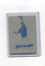 2022 Leaf Perfect Game Yellow Printing Plate Autographs Yeriel Pastrana Auto 1/1