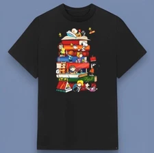 Snoopy and Friends Read Book T-Shirt Funny Gift for Friend All Size S-4XL