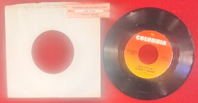 Bob Dylan -KNOCKIN' ON HEAVENS DOOR/TURKEY CHASE - COLUMBIA, 1973, 45 RPM (7'')  