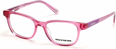 Skechers SE1639 Crystal Pink 075 Girls Plastic Eyeglasses Frame 46-15-130 SE RX