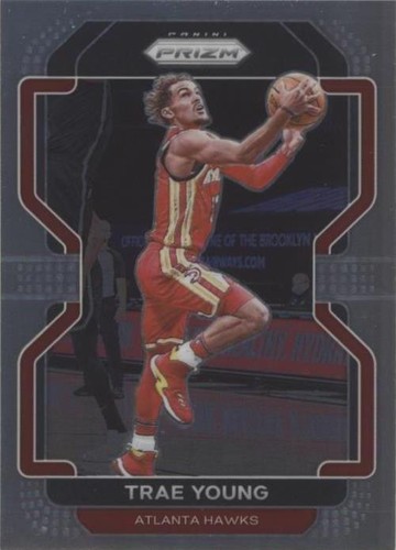 2021-22 Panini Select - Courtside Trae Young #215 Gold Wave Prizm