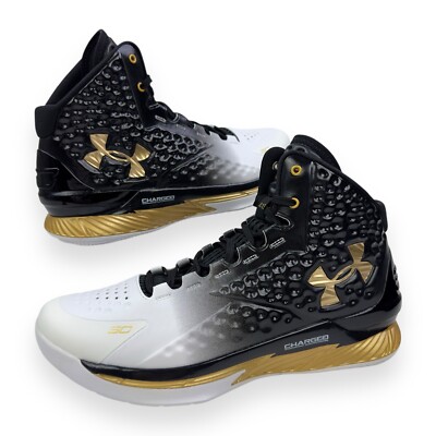 Under Armour Curry MVP Basketball Shoes Mens Black White