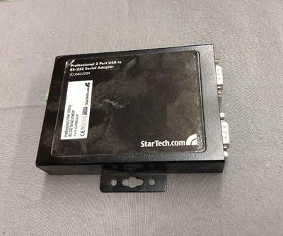 STARTECH PROFESSIONAL 2 PORT USB TO RS-232 SERIAL ADAPTER ICUSB2322X