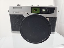 Petri 7S "Circle-Eye System" 35mm RF camera 45mm F2.8 w/ case, Untested