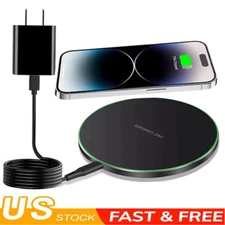65W Fast Wireless Charger Charging Metal Pad For Samsung Galaxy S24 S23 S22Ultra