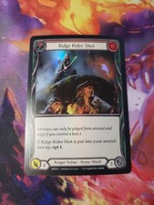 Ridge Rider Shot Rainbow Foil Red NM Arcane Rising First Edition Flesh and Blood