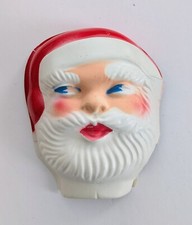 Vintage Celluloid Santa Doll Face
