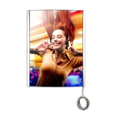 Convex Light Box 22x28 Inch Backlit Snap Poster Holder Silver Aluminum Display