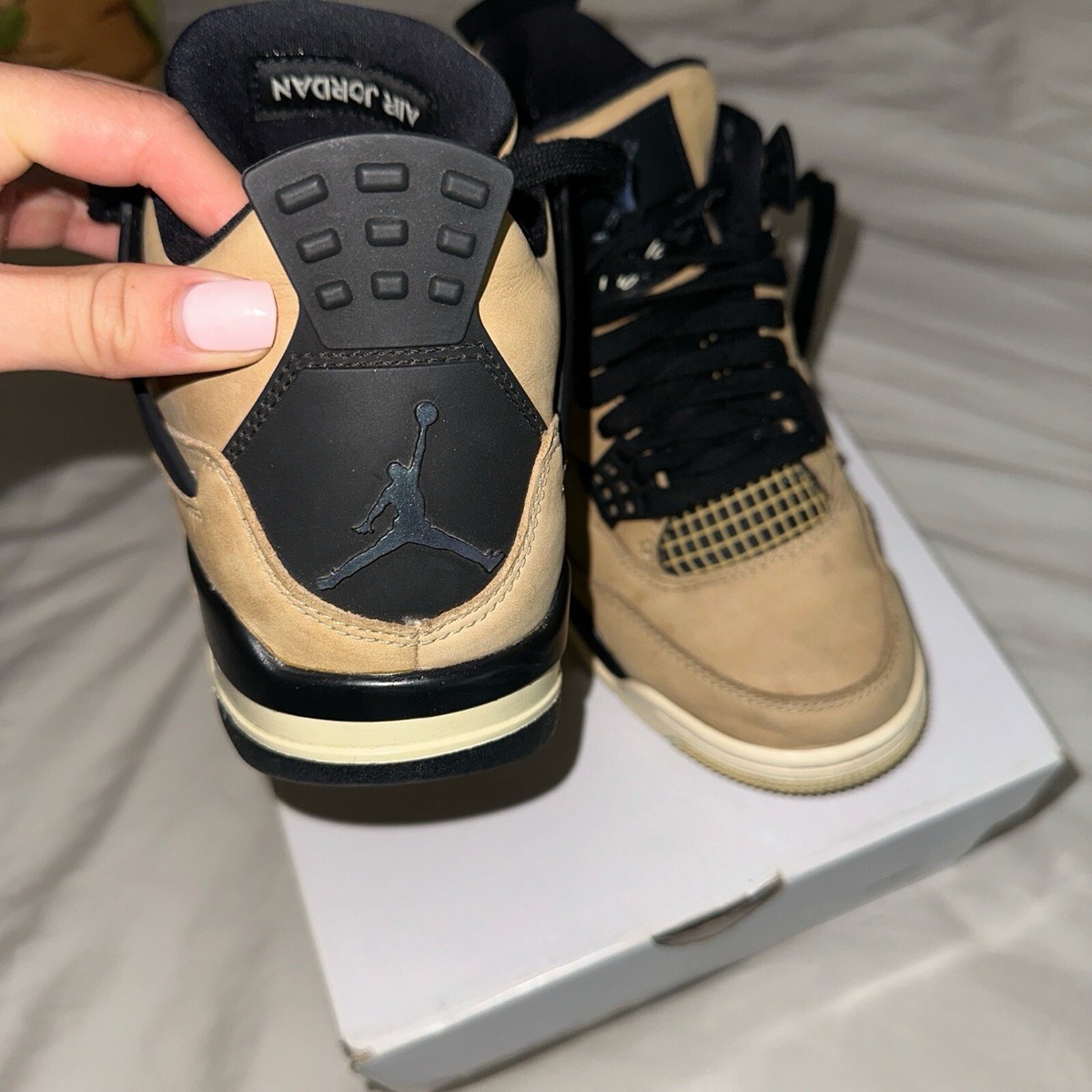 Size 6.5 - Air Jordan 4 Retro Mushroom W 193145615656| eBay