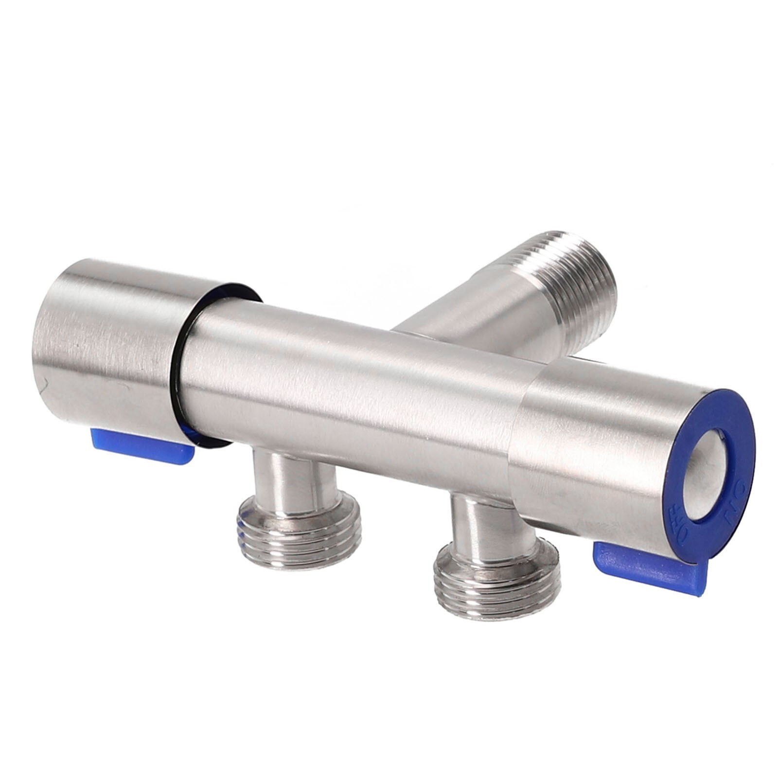 Wasserhahn Badezimmer Doppelgriff Edelstahl Hocker Sanitär Waschmaschine