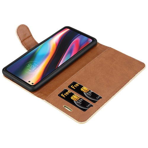 For Motorola Moto G 5G Plus Phone Case Leather Wallet Flip Stand View Cover - Picture 43 of 82