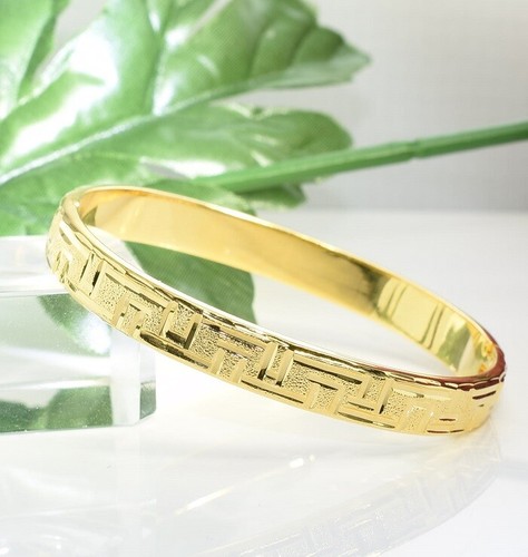18K Yellow / White Rose Gold Filled Opened Bangle Bracelet Evening Xmas Bridal - Picture 18 of 36