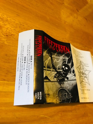 FREEZERBRN - Tape 1989 Vermont - Thrash Metal Skate Punk Hardcore Demo RARE - Picture 6 of 9