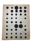 Goodyear rubber buttons Civil War Display Card for Button Convention Exhibitions