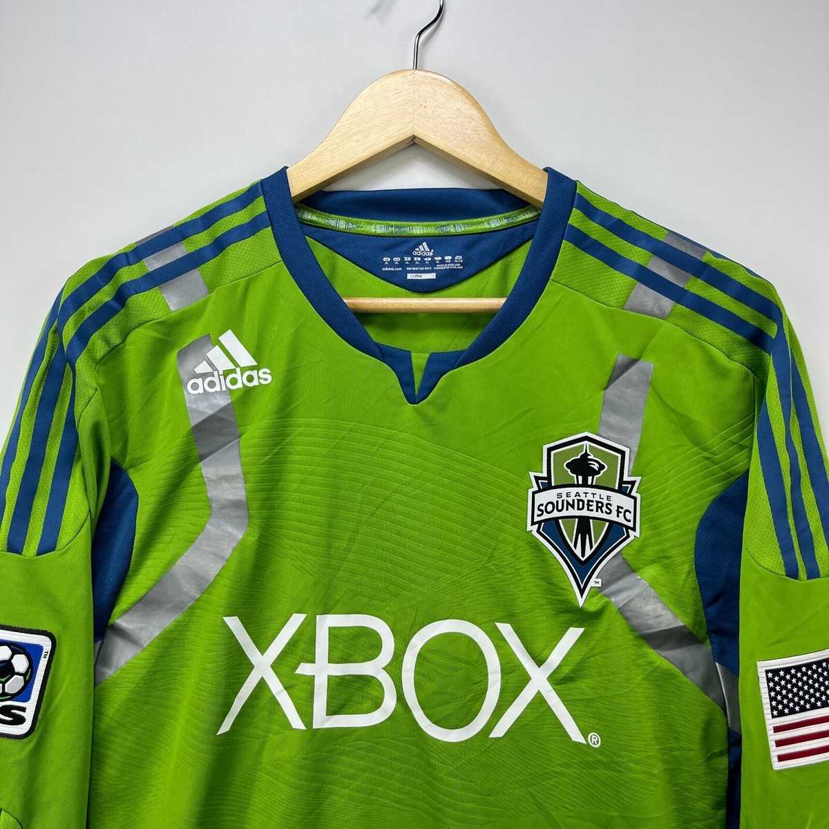 Seattle Sounders FC Adidas Xbox Long Sleeve Jersey XL MLS | eBay