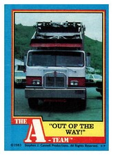 1983 Topps The A Team Original TV Show Card 35 Out of the Way B A Baracus