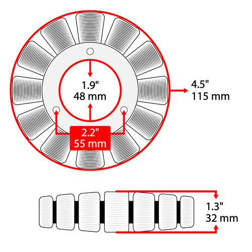 Stator for Polaris Sportsman 500 6X6 2002 (S# 02-00894 And Higher) - 第 2/7 張圖片