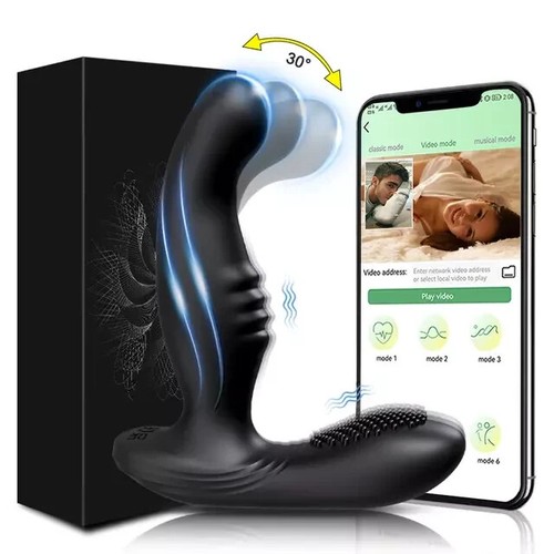 9 MODI WACKELN VIBRIEREND SCHWINGEND FLATTERN WASSERDICHT PROSTATA MASSAGEGERÄT - Bild 8 von 8