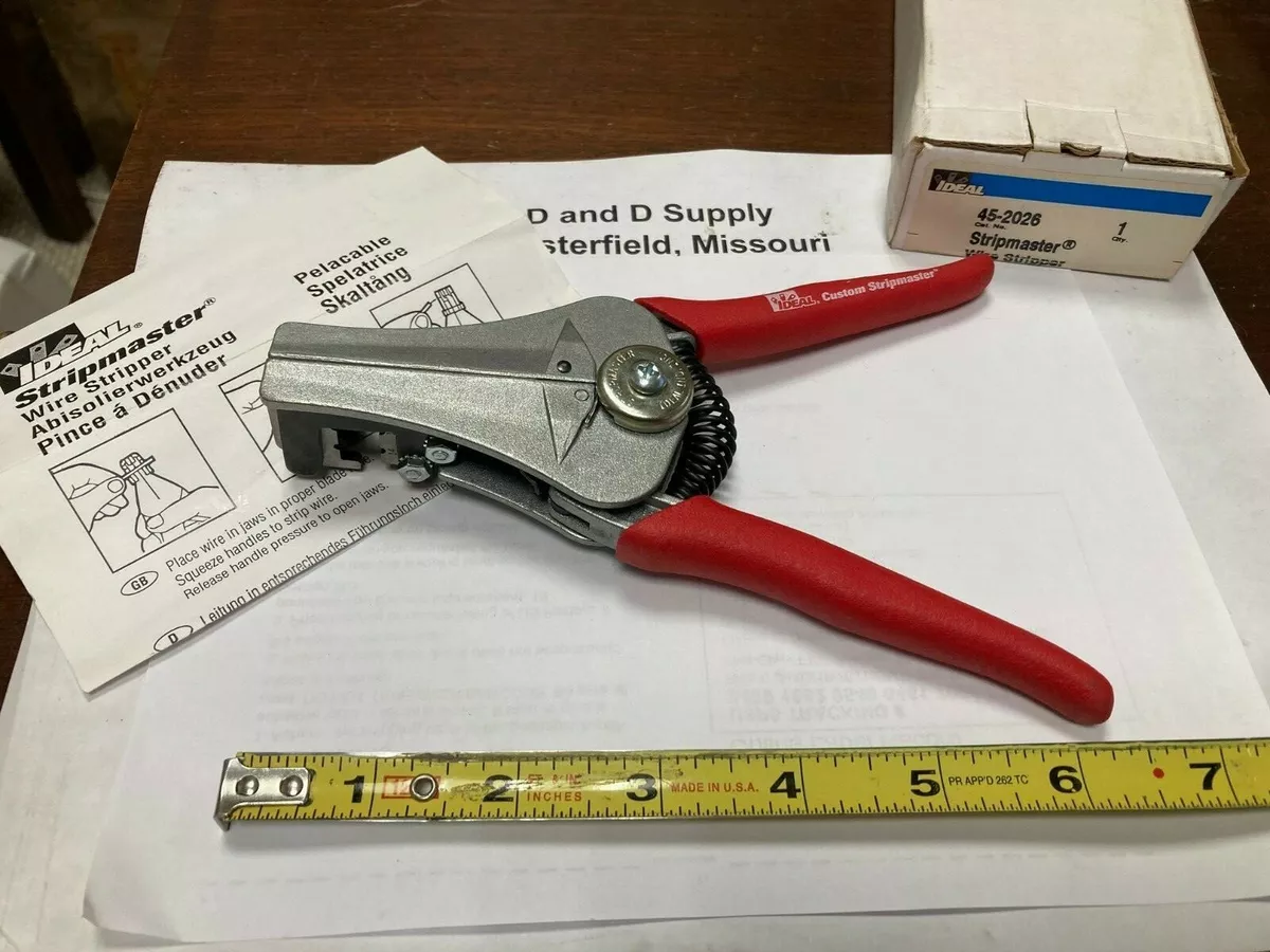 Ideal 45 2026 Stripmaster 12 14 AWG Wire Stripper New In Box eBay