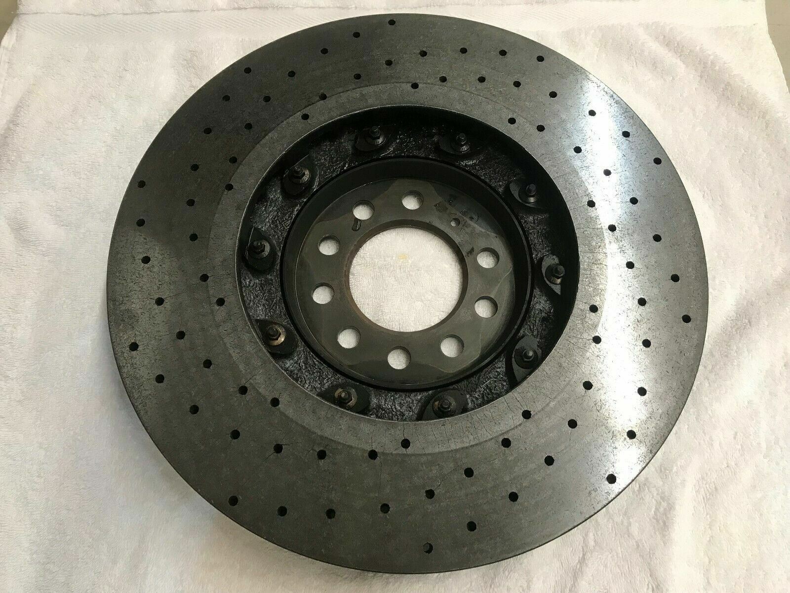 LAMBORGHINI AVENTADOR REAR RIGHT RH CCB CARBON CERAMIC BRAKE DISC OEM 470615602F