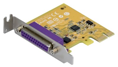  Für Dell Optiplex 1-Port Parallel PCI-E Karte Low Profile 0VG832 VG832 >>> LPT