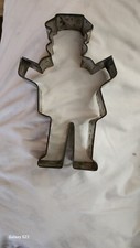 Large Vintage Metal Cookie Cutter 