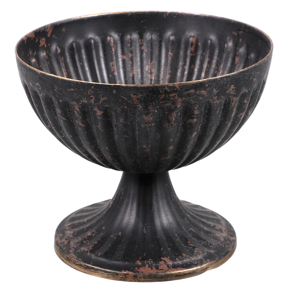 Vintage Black Flower Pot Urn Planter Pedestal Vase for Weddings eBay