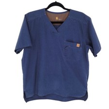Carhartt mens small Unisex Ripstop 2 pocket utility scrub top short sleeve