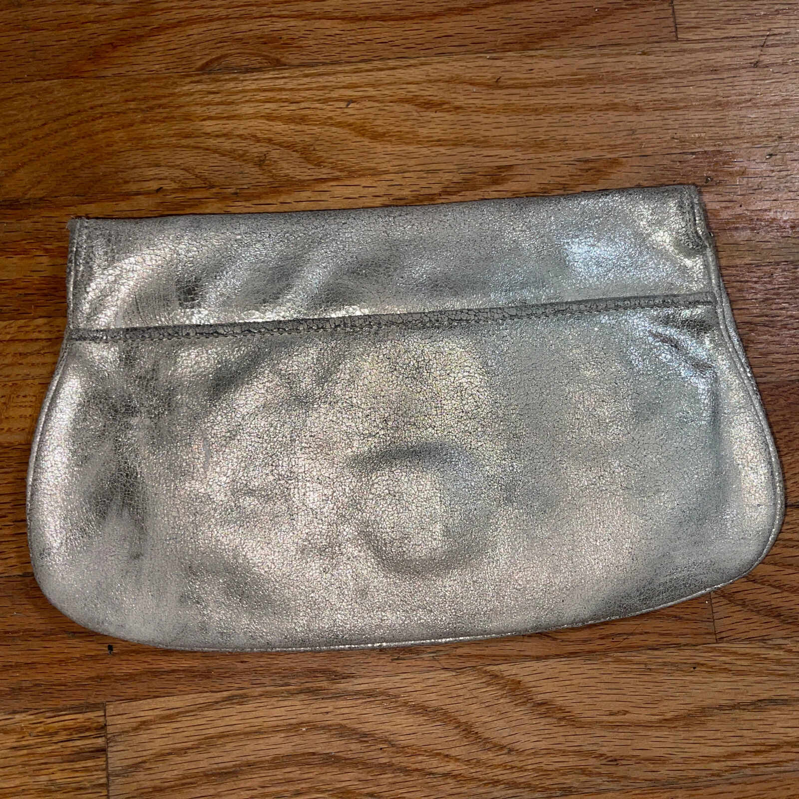 Borsa a tracolla iconica Tory Burch argento in pelle morbida