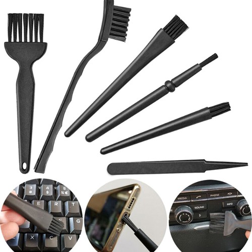 6Pcs/1Set Anti Static Brush Cleaning Brush Tool For Mobile Phone Tablet Rep* _xa - Photo 4/12