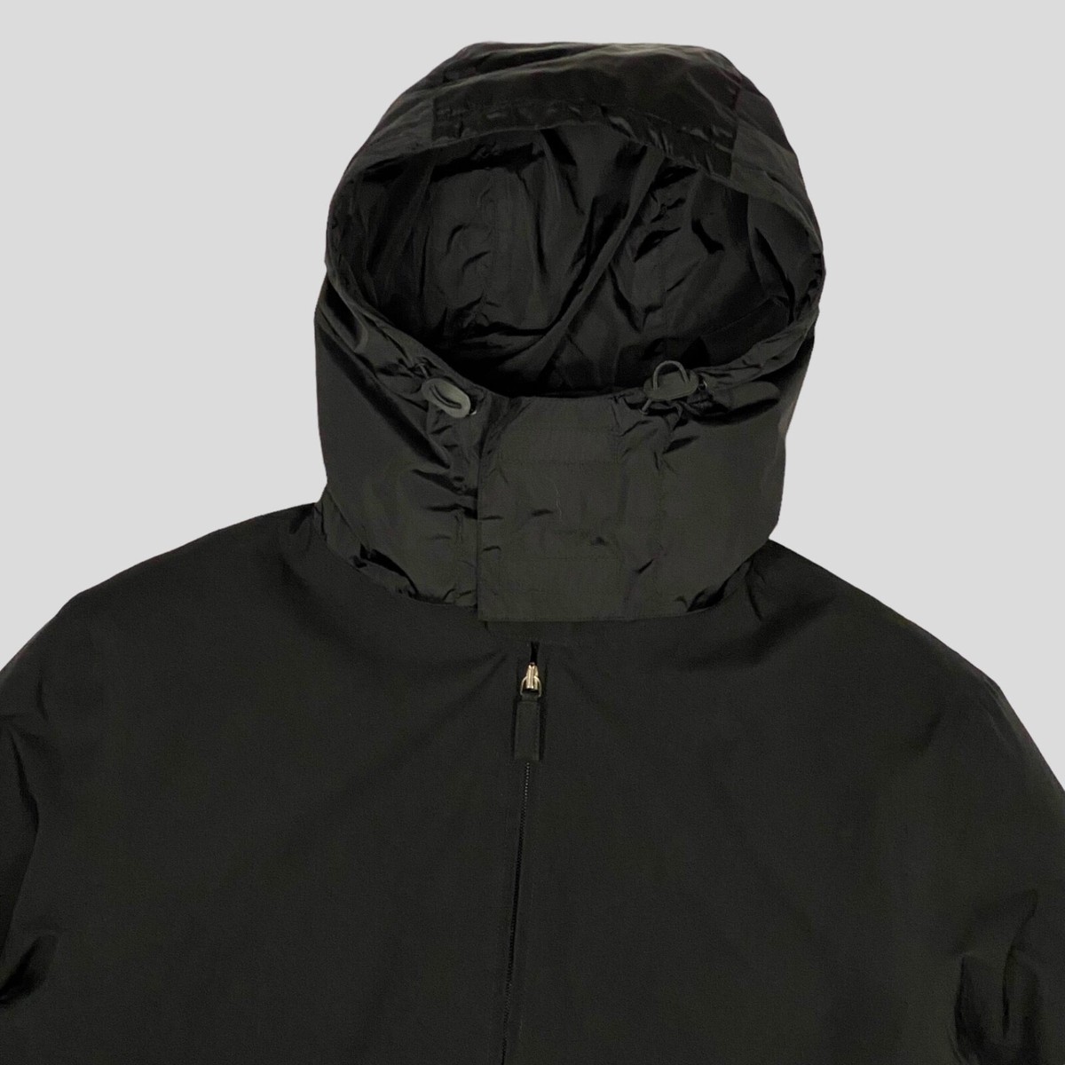 Prada Sport AW01 Insulated Goretex Jacket with Nylon Pocket Hood
